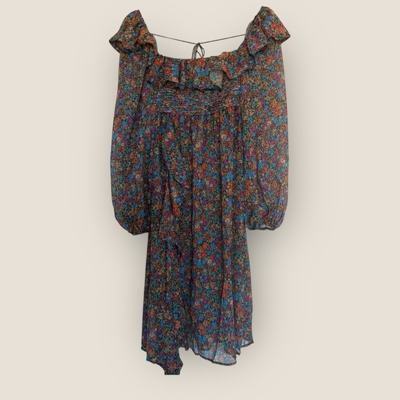 For Love & Lemons | Full Bloom Midi Dress | Size XS (Fits XS-S) - Picture 3 of 15